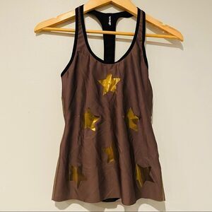 Ultracor Neuro Silk Knockout Tank Top Bronze/Brown Size XS